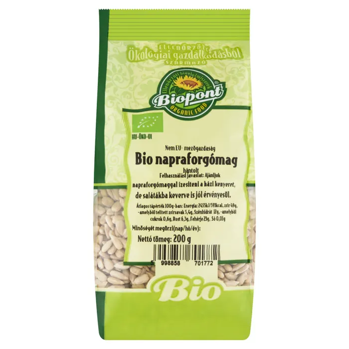 Biopont bio hántolt napraforgómag