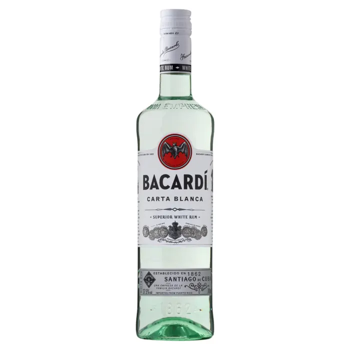 Bacardi Carta Blanca rum 37,5%