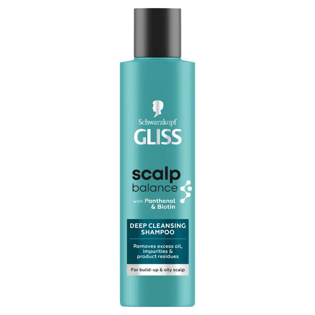 Gliss Scalp Balance mélytisztító sampon lerakódások ellen & zsíros fejbőrre