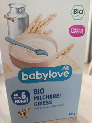 Bio tejpép grízes, 12 hónapos kortól