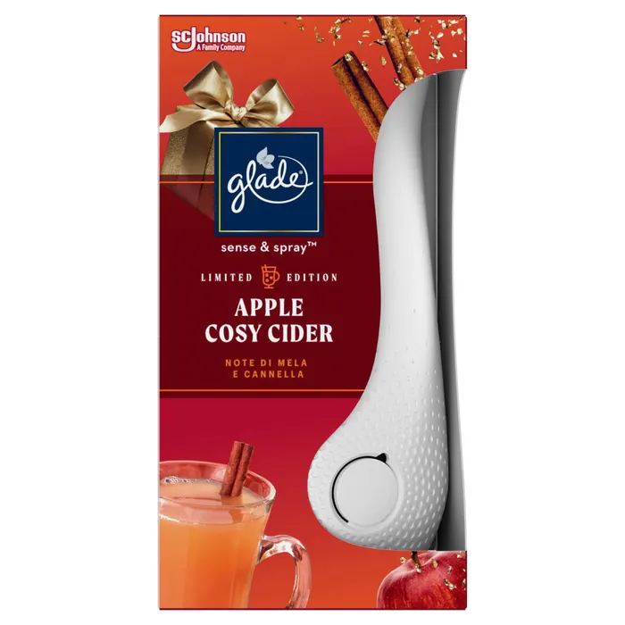 Glade Sense & Spray Automata Légfrissítő készlet - Apple Cosy Cider (Alma & Fahéj)