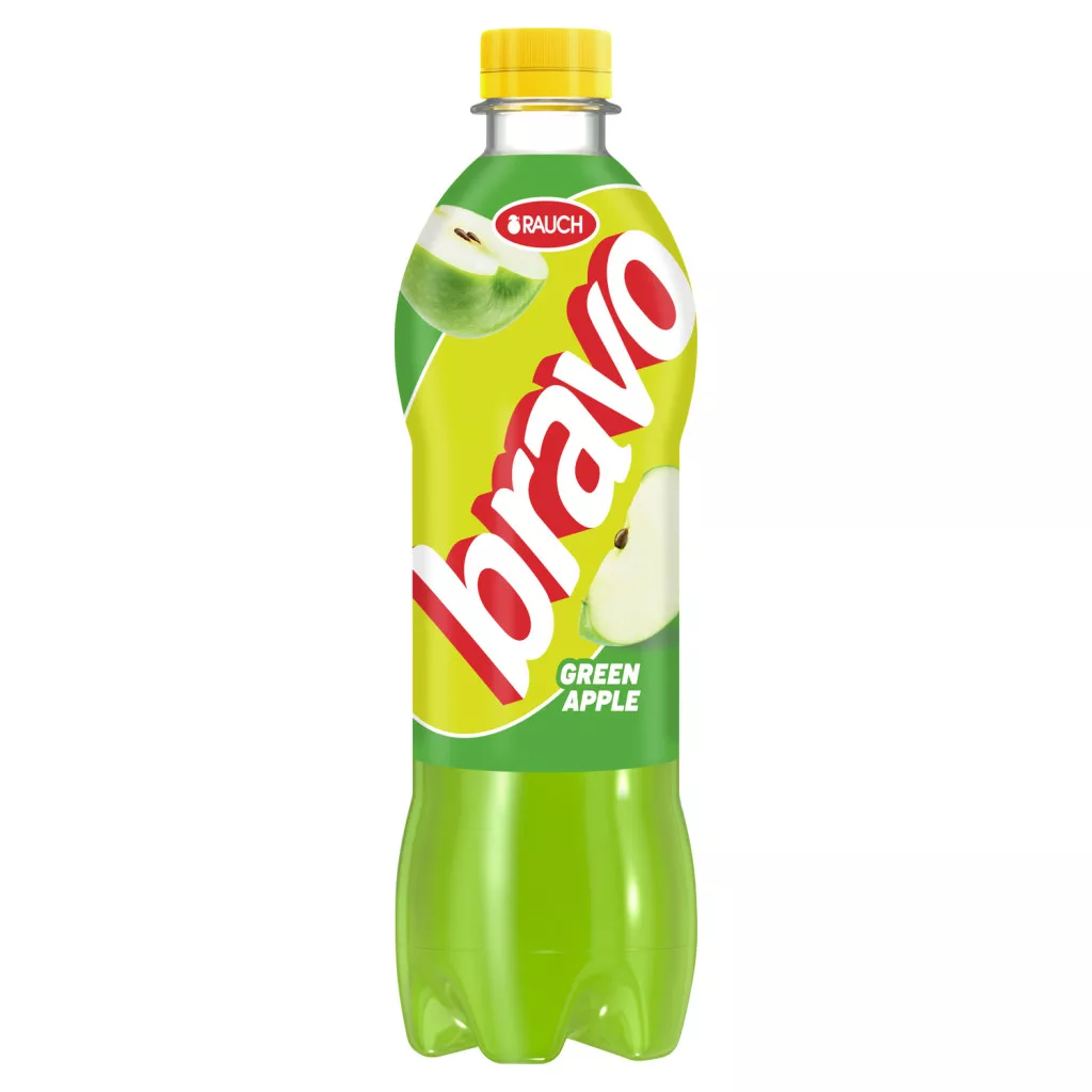 Rauch Bravo almaital cukorral és édesítőszerekkel, 5 vitaminnal