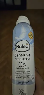 Szenzitív deo spray, érzékeny bőrre