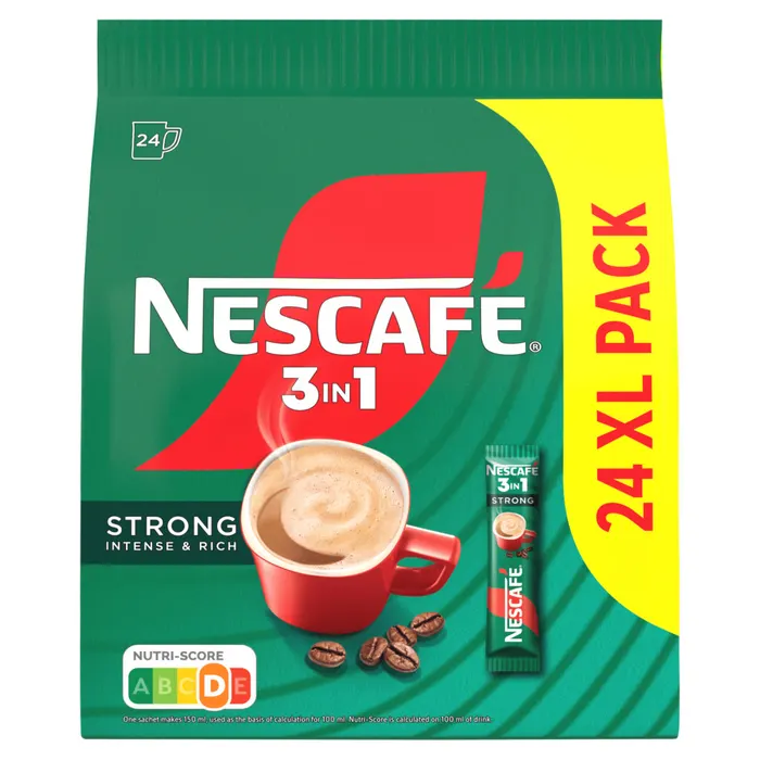 NESCAFÉ 3in1 Strong Intense & Rich azonnal oldódó kávéspecialitás