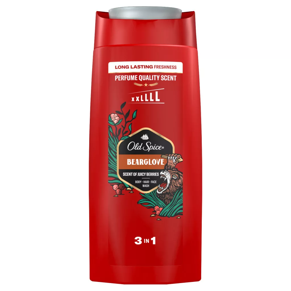 Old Spice Bearglove Férfi 3 az 1-ben Sampon és Tusfürdő
