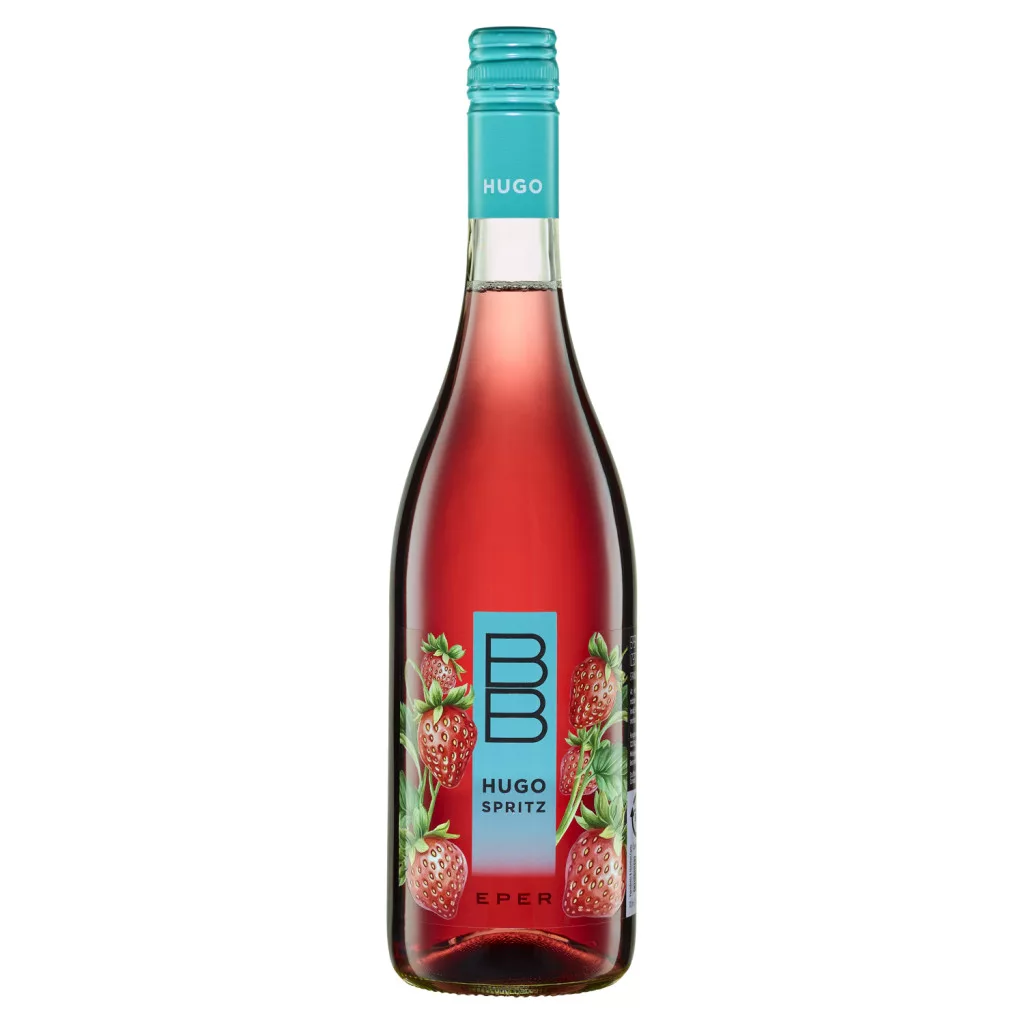 BB Hugo fehérbor alapú szénsavas ital Eper Spritz