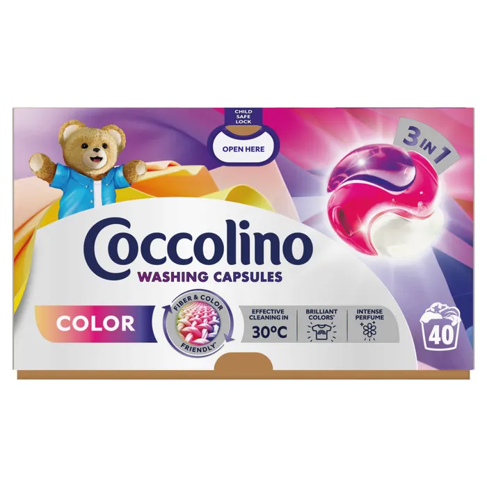 Coccolino Color 3in1 mosókapszula 40 mosás