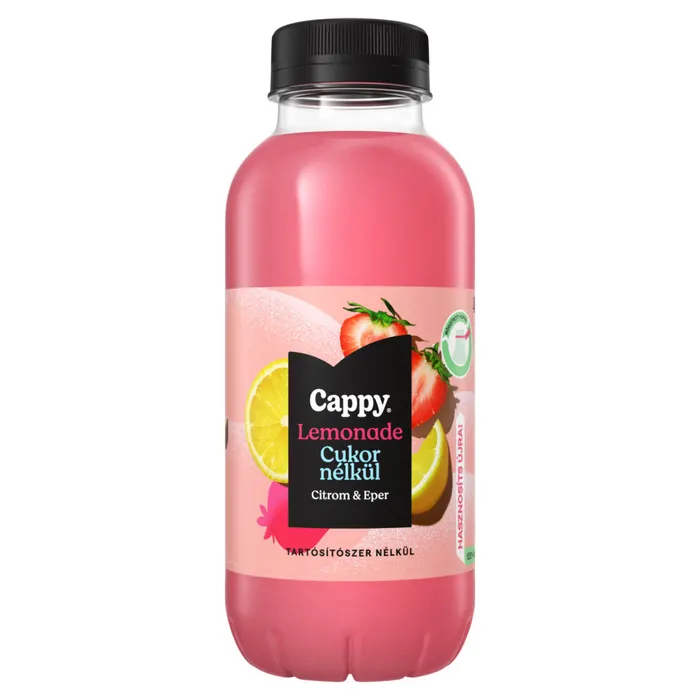 Cappy Lemonade szénsavmentes citromos üdítőital eperlével és édesítőszerekkel