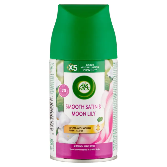 Air Wick Freshmatic Bársonyos Szatén és Éji Liliom automata légfrissítő spray utántöltő