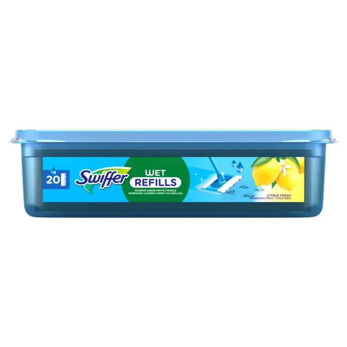 Swiffer Sweeper Nedves Padlótörlő Kendő Citrus Fresh Illattal
