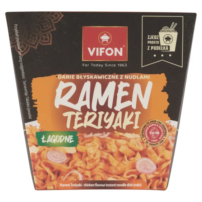 Vifon Ramen Teriyaki csirke ízesítésű gyorstészta