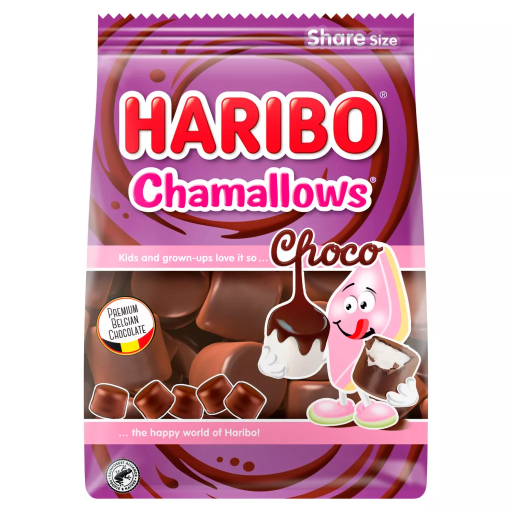 Haribo Chamallows Choco habcukorka