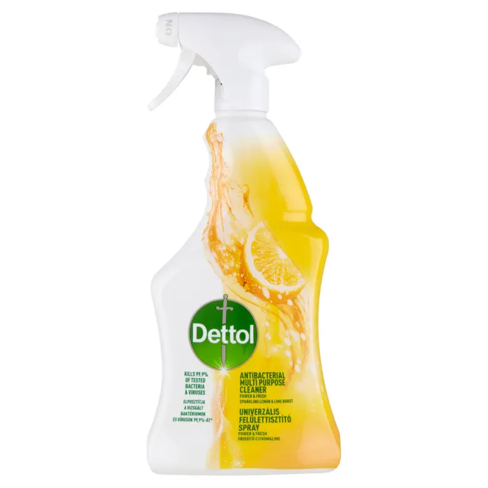 Dettol Power & Fresh Frissítő Citrom & Lime univerzális felülettisztító spray