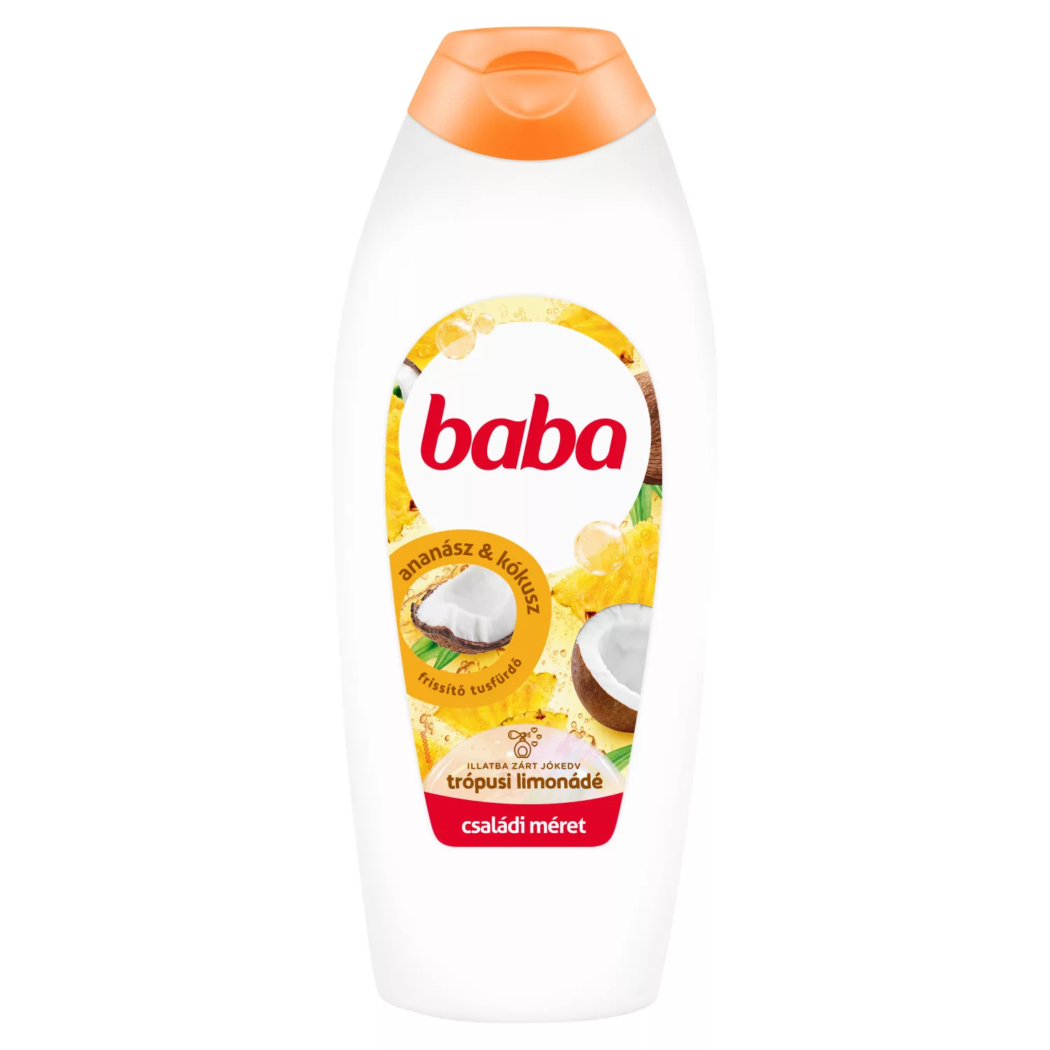 Baba Trópusi Limonádé frissítő tusfürdő ananász és kókusz illat