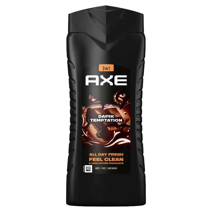 AXE FIFA Dark Temptation 3 in 1 tusfürdő testre, arcra, hajra