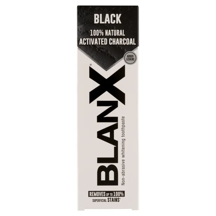 Blanx fogfehérítő fogkrém75ml Charcoal (aktív szén)