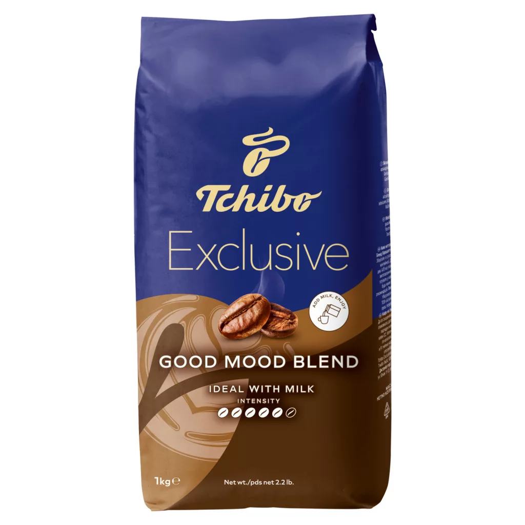 Tchibo Exclusive Good Mood Blend pörkölt, szemes kávé
