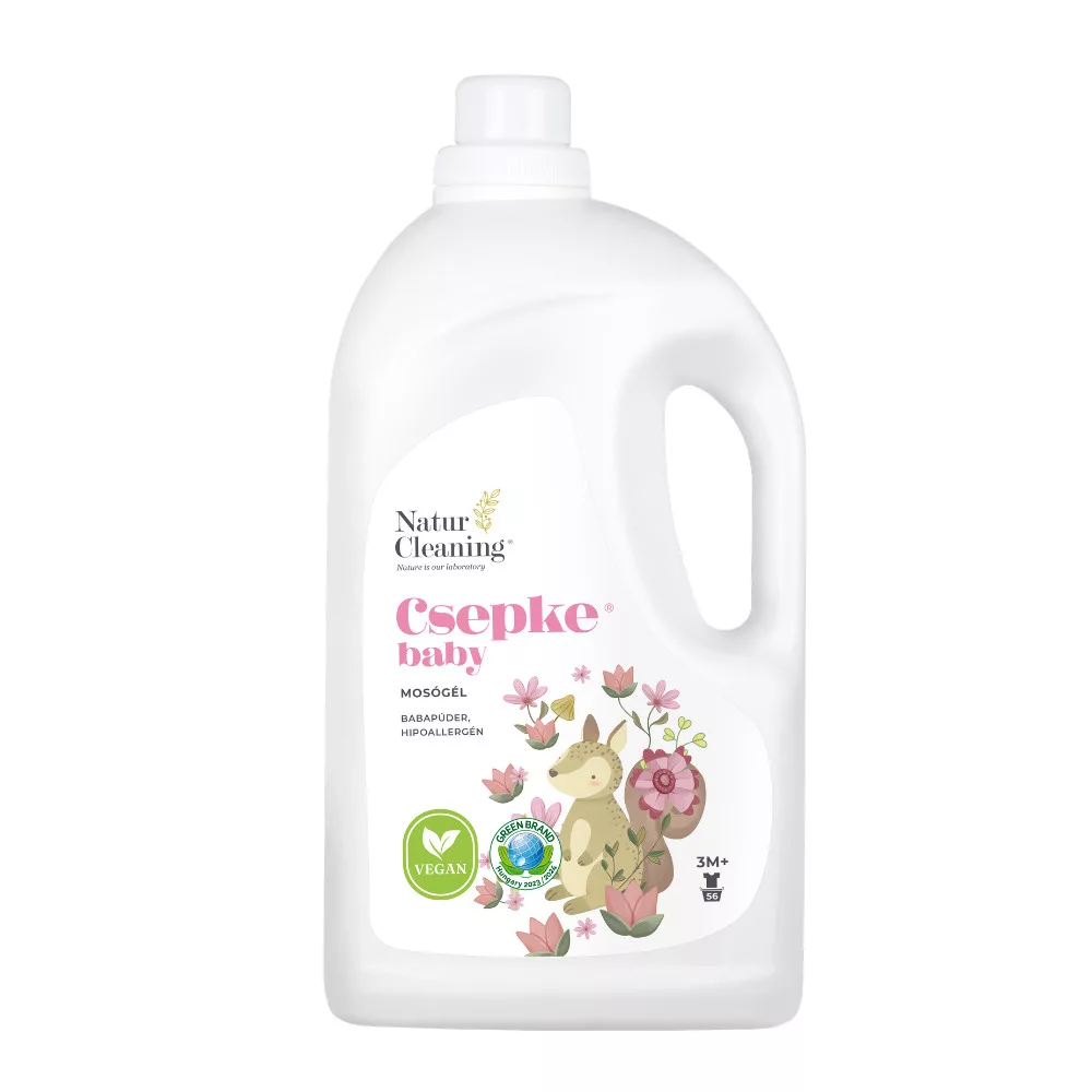 Natur Cleaning mosógél Csepke baby babapúder Hipoallergén