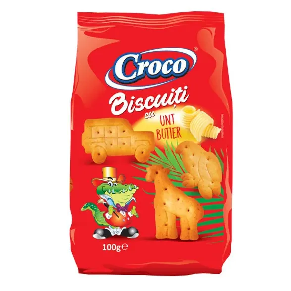Croco Crackers Mesefigurás vajas keksz