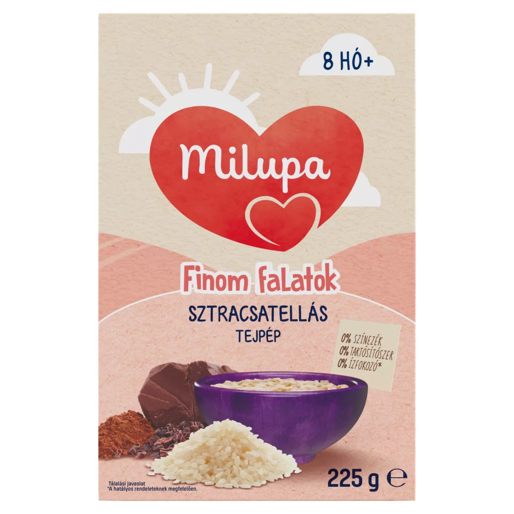 Milupa Finom falatok sztracsatellás tejpép 8 hó+