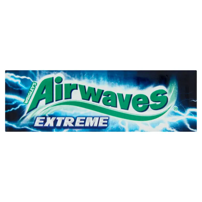 Airwaves Extreme erős mentol- és eukaliptuszízű cukormentes rágógumi édesítőszerrel