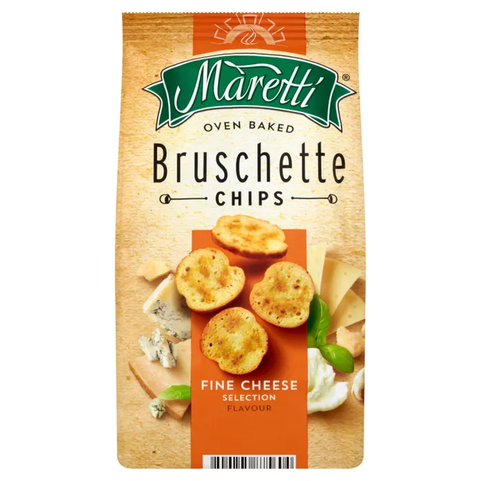 Maretti sajtos ízesítésű pirított kétszersült karikák