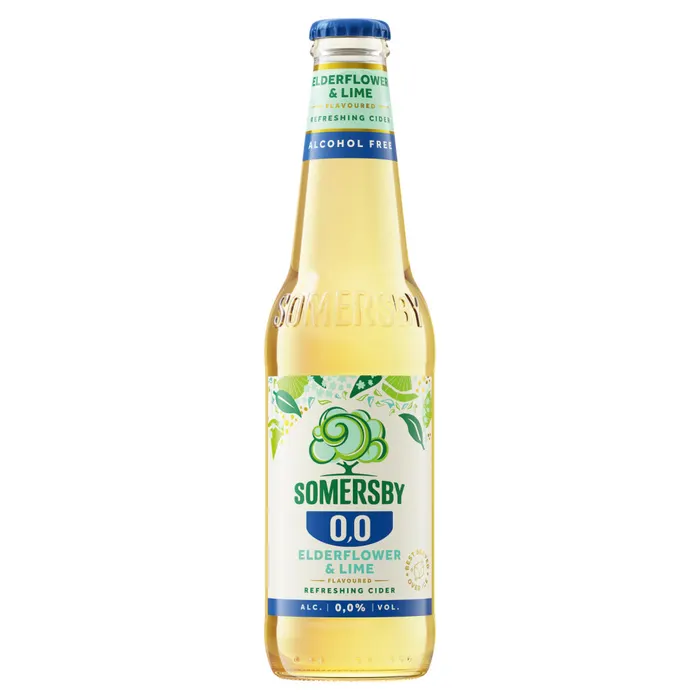 Somersby Elderflower & Lime alkoholmentes szénsavas ital bodzavirág és lime ízesítéssel 0,0%