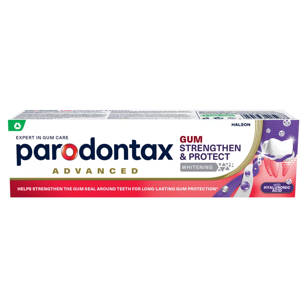 Parodontax Advenced Gum Strengthen & Protect Whitening fluoridos fogkrém