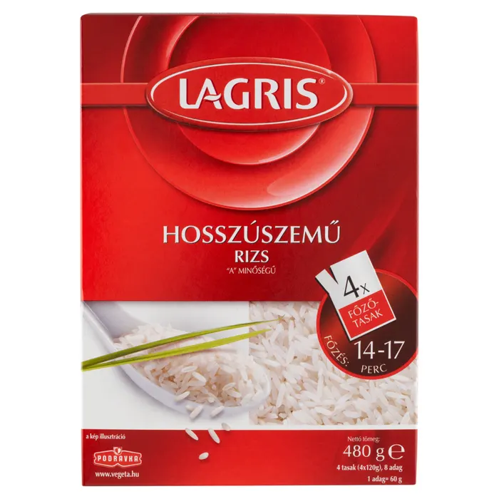Lagris hosszúszemű rizs főzőtasakban