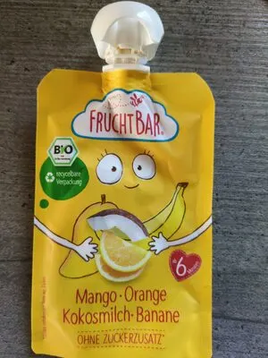 Bio gyümölcspüré mangó-narancs-kókusz-banán 6 hónapos kortól