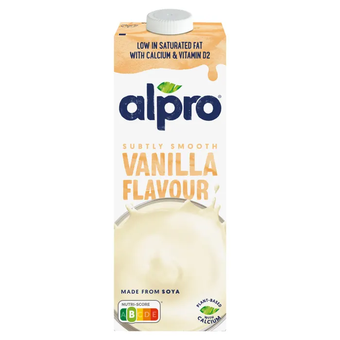 Alpro vaníliaízű szójaital hozzáadott kalciummal és vitaminokkal