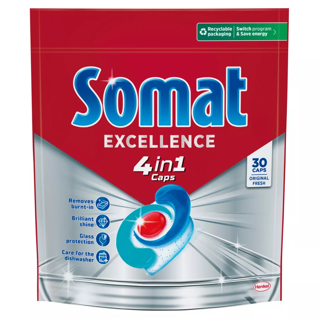 Somat Excellence 4in1 gépi mosogatószer kapszula