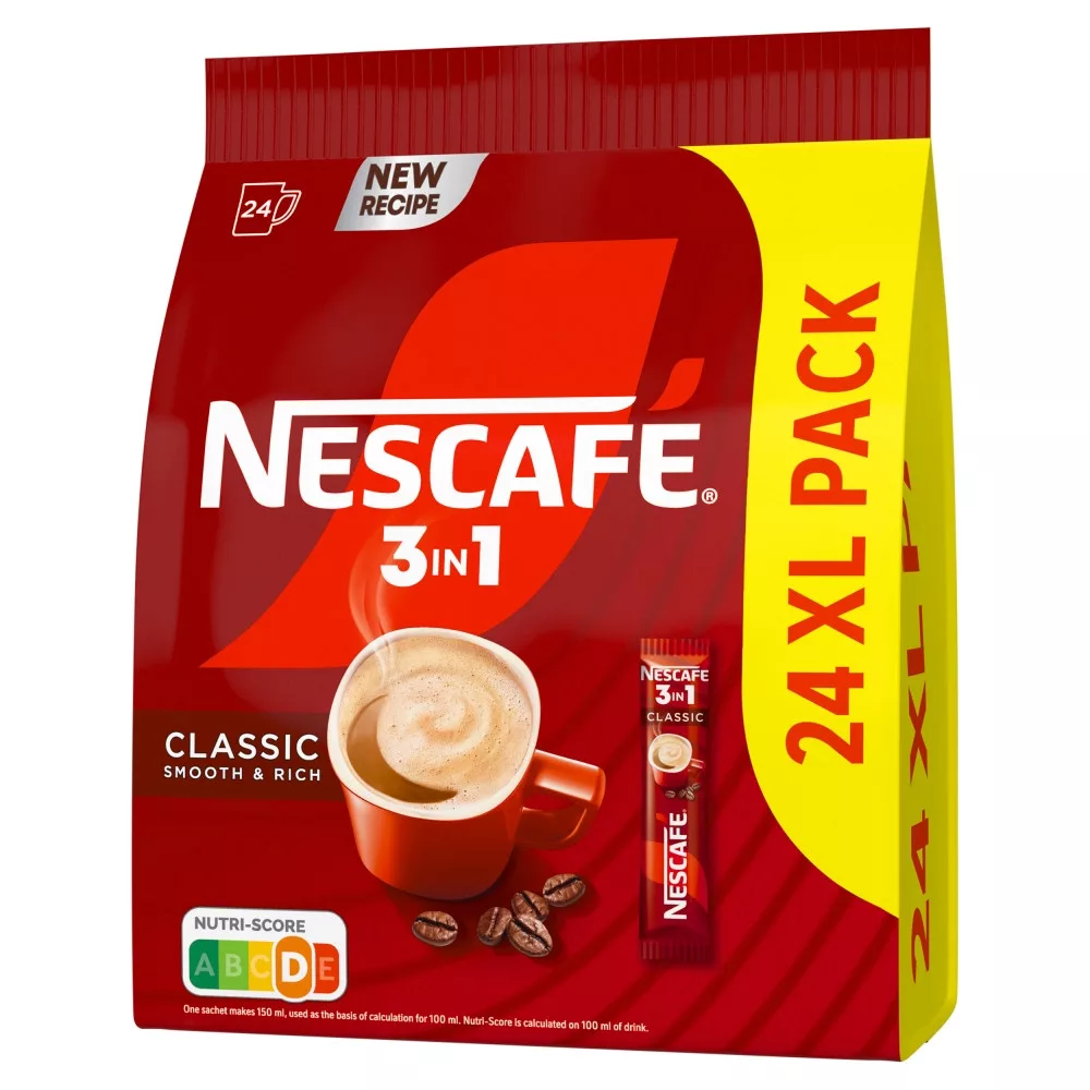 Nescafé 3in1 instant kávé (20+4)x15 Classic