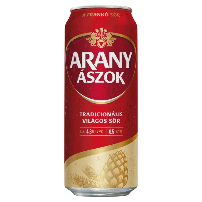Arany Ászok tradicionális világos sör 4,3%