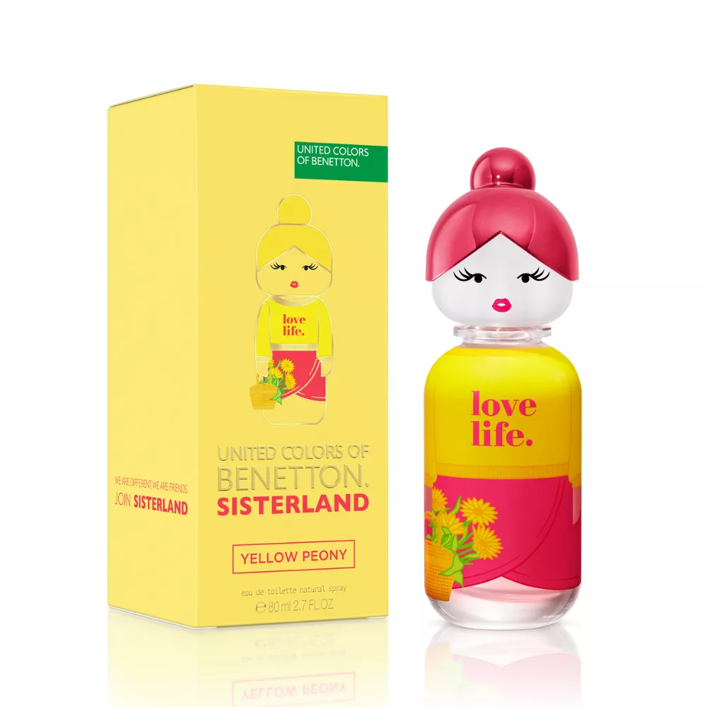 Benetton Colors Edt Sisterland Yellow Peony női