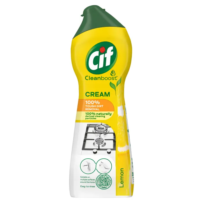 Cif Cleanboost Cream Lemon súrolókrém