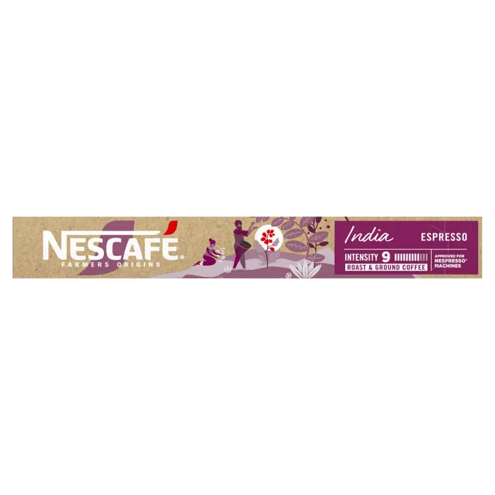 NESCAFÉ Farmers Origins India Espresso őrölt pörkölt kávé kapszula