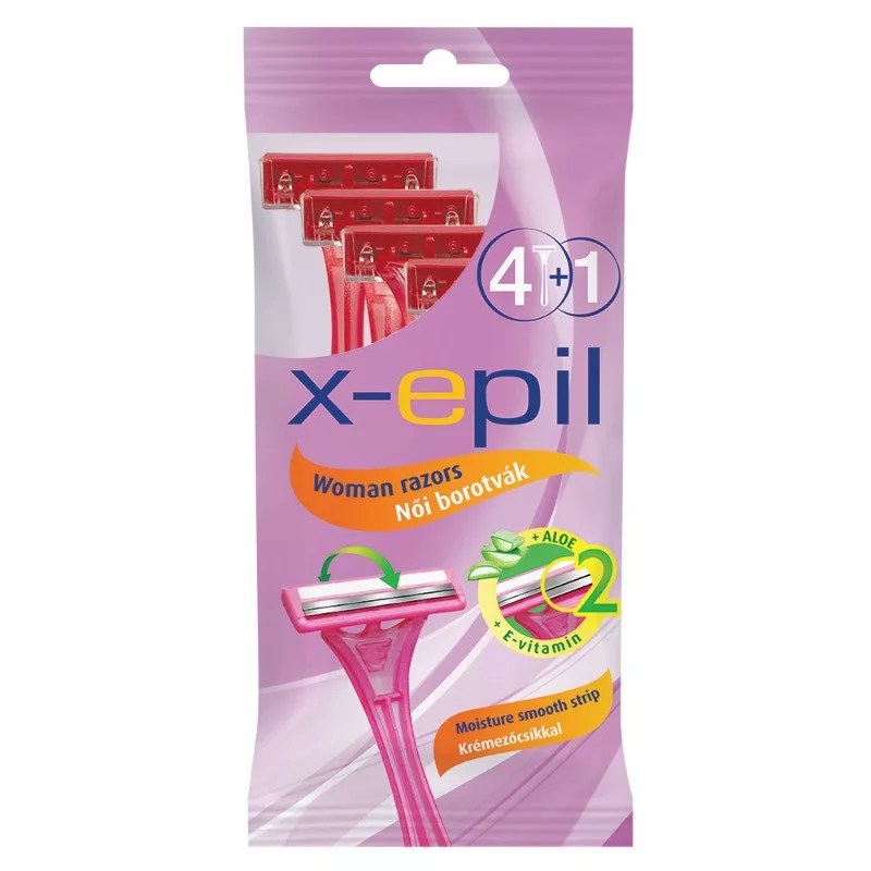 X-Epil eldobható borotva 2 pengés /cs női