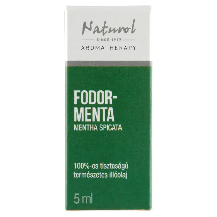 Naturol Aromatherapy 100%-os tisztaságú természetes fodormenta illóolaj