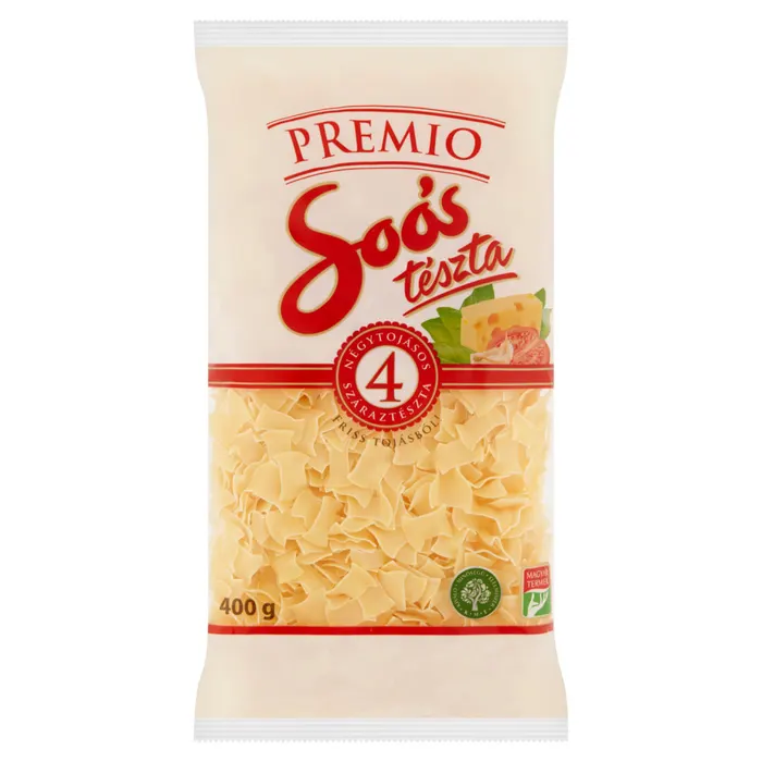 Soós Premio fodroskocka négytojásos száraztészta