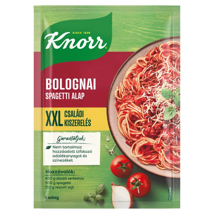 Knorr bolognai spagetti alap