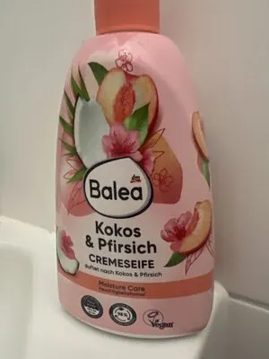 Folyékony krémszappan kókusz és őszibarack illattal