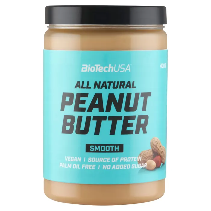 BioTechUSA Smooth Peanut Butter krémes mogyoróvaj