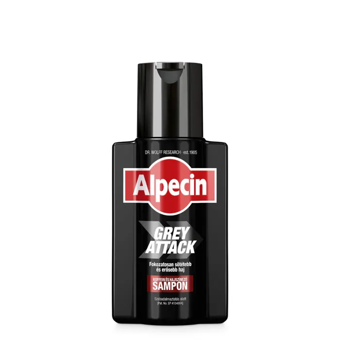Alpecin sampon Grey Attack koffein és hajszínező