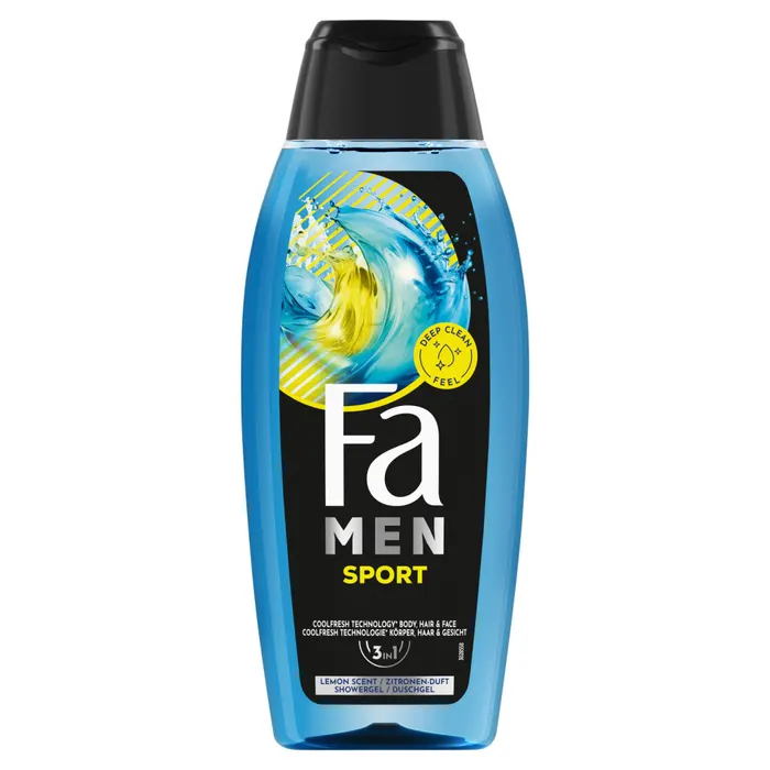 Fa Men Sport 3 az 1-ben tusfürdő testre, hajra és arcra citrus illattal