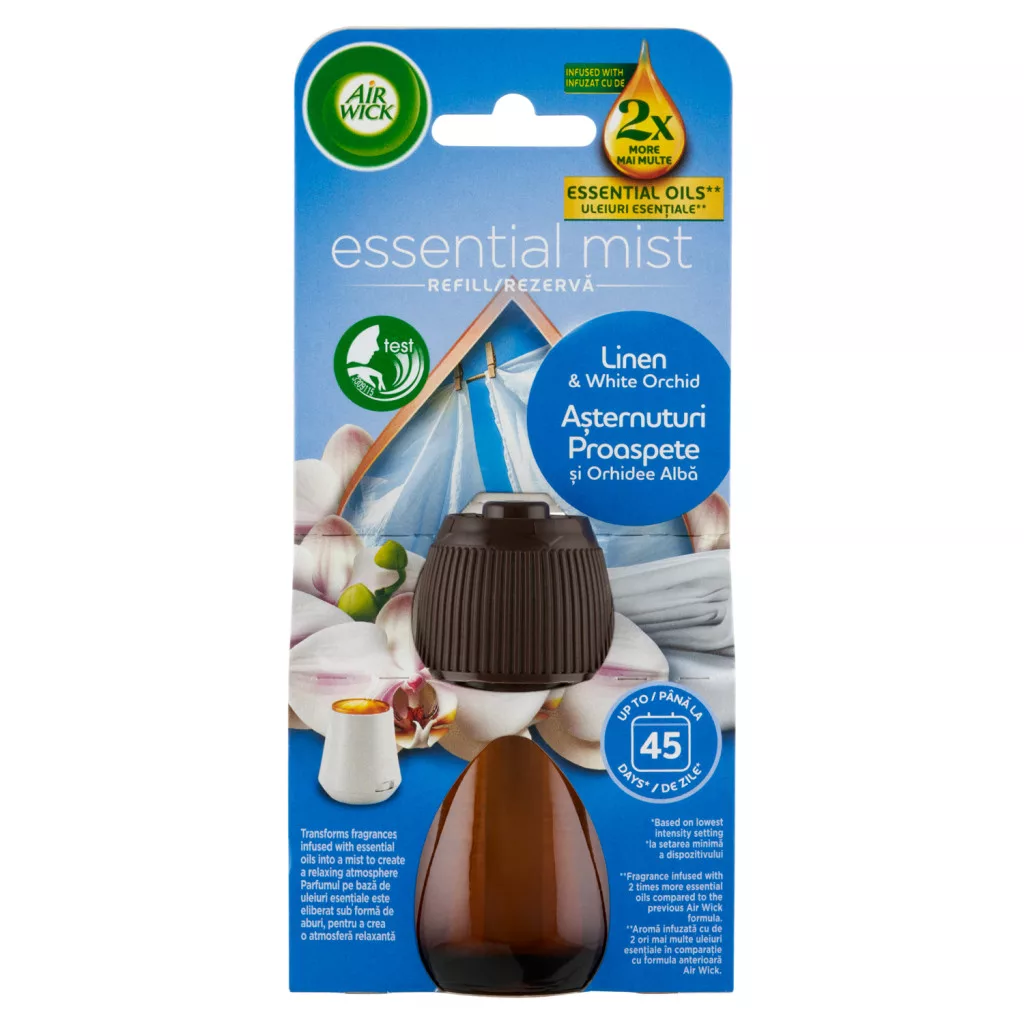 Air Wick Aroma diffúzor ut. Pamut és fehér orchidea