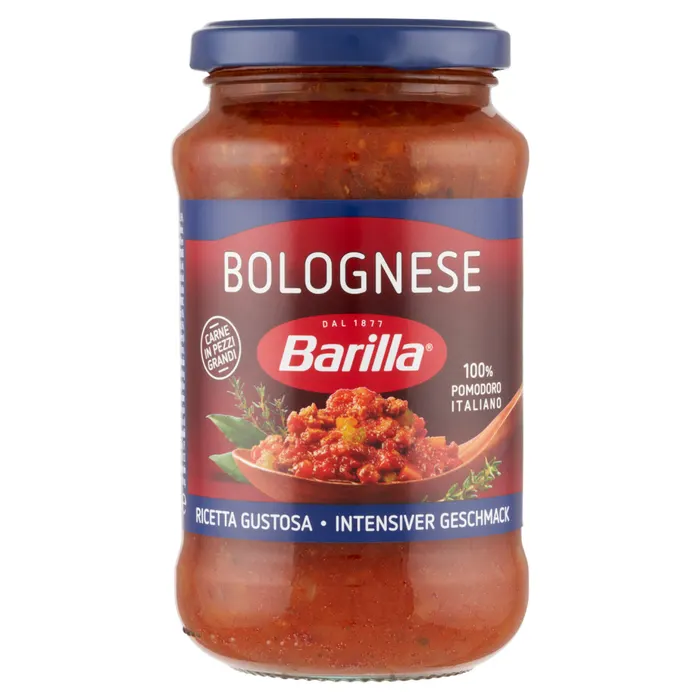 Barilla paradicsomszósz bolognai módra, marha-, és sertéshússal