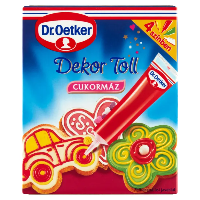 Dr. Oetker Dekor Toll cukormáz 4 színben