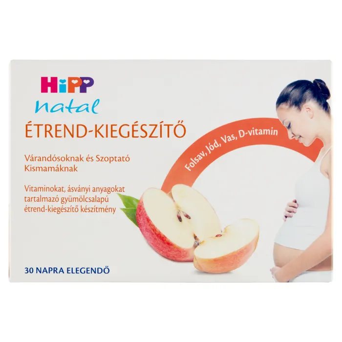 HIPP Natal étrend-kiegészítő várandósoknak és szoptató kismamáknak