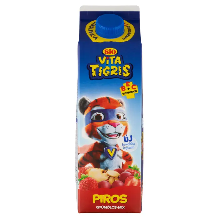 Sió Vitatigris piros gyümölcs-mix vegyes gyümölcsital